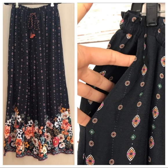 🆕NWT rare Floral Farm Rio Wide Leg Pants - Picture 7 of 8